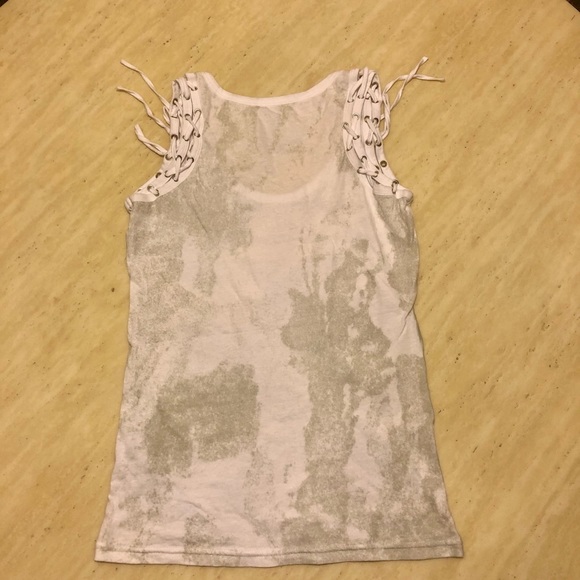 New EckoRed White Logo Printed Tank Top S - Picture 4 of 5